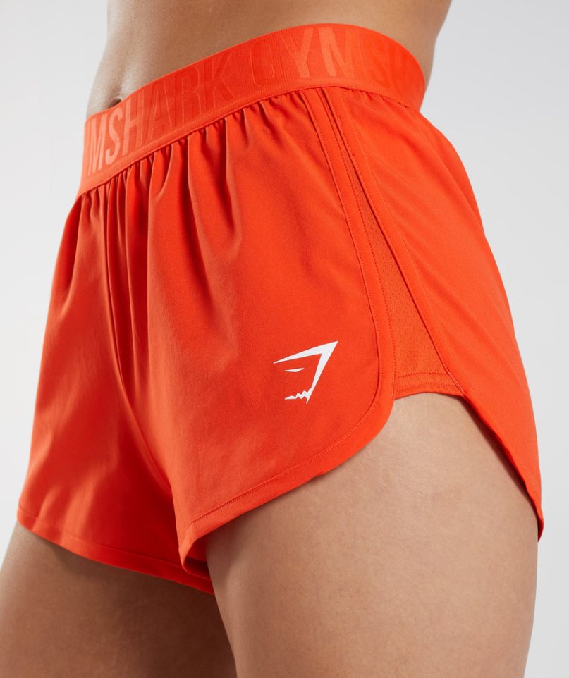 Women's Gymshark Training Loose Fit Shorts Orange | CA 576013